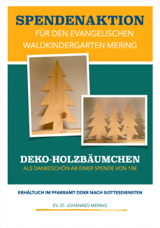 Deko-Holzbäumchen